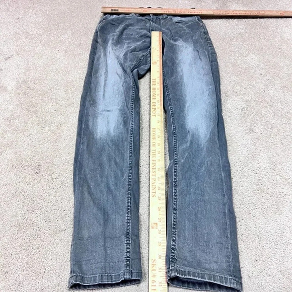 Zara Men's Jeans Skinny Gray Size 31x32 Pockets - Picture 2 of 12